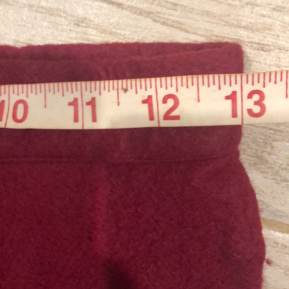 Authentic Vintage 1950s Felt Circle Poodle Skirt, Burgundy - Picture 8 of 8